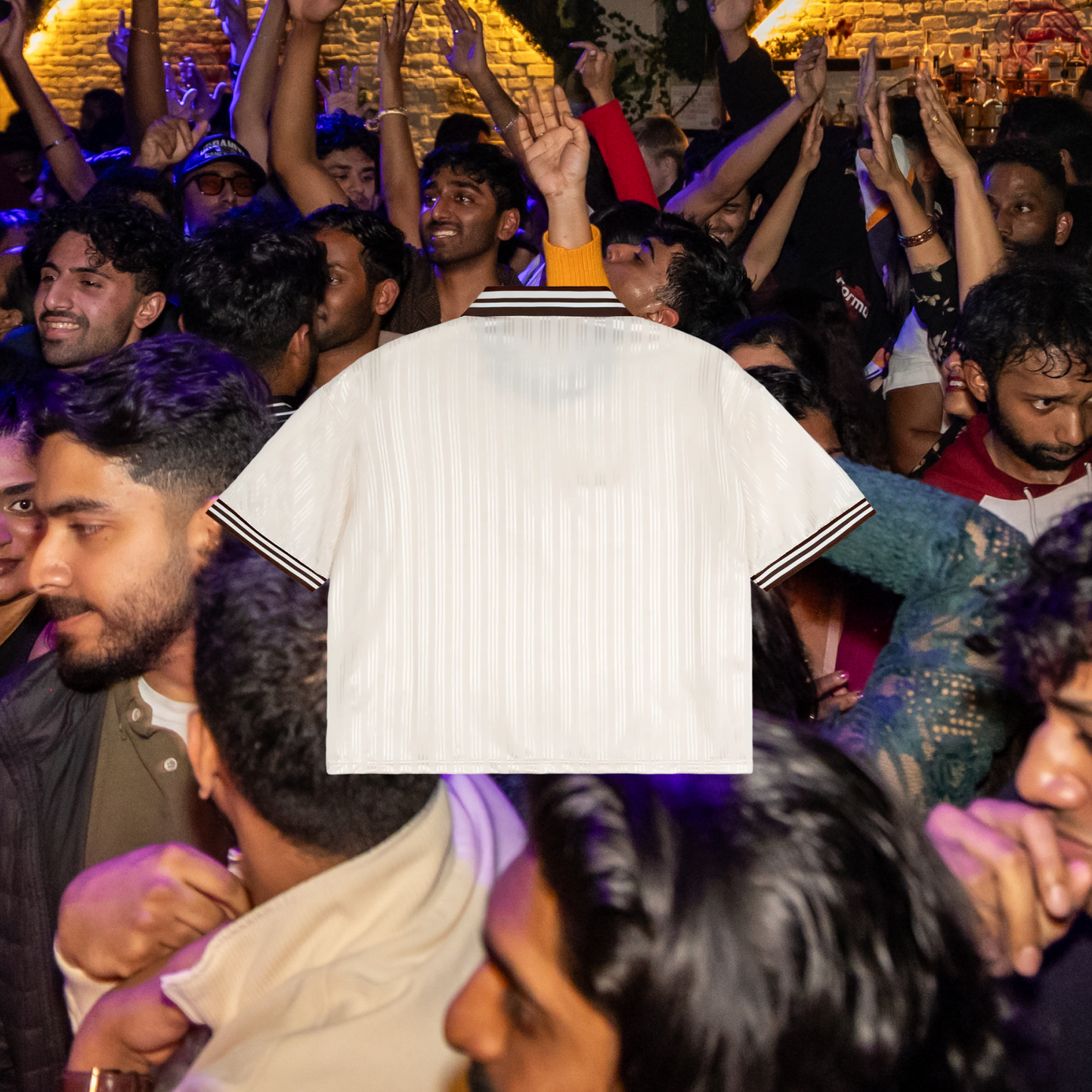 Signature Polo - Green on Signature White