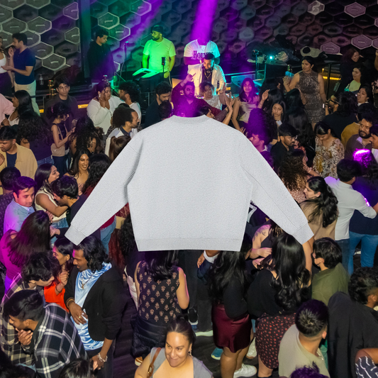 Essentials Sweatshirt - Green on Grey